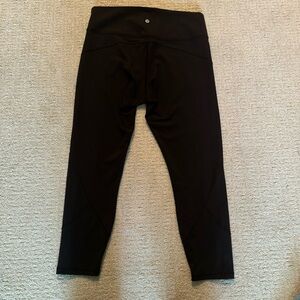 Lululemon Black Leggings Size 14 25” Inseam